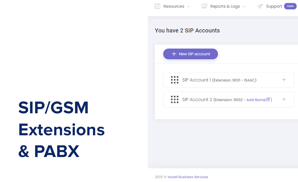 SIP/GSM extensions